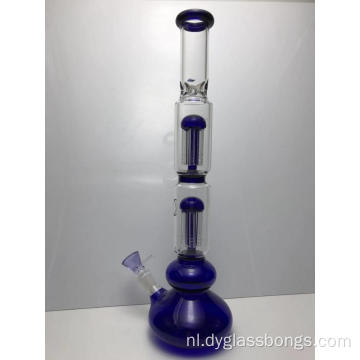 Treasure Gourd Base Glass Bongs met dubbele percolators